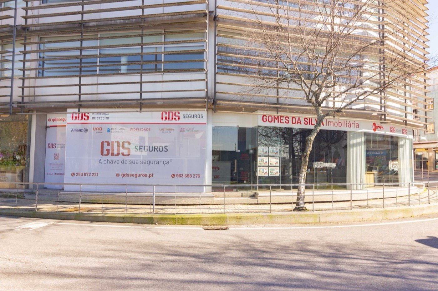 Montra da GDS Seguros em Braga